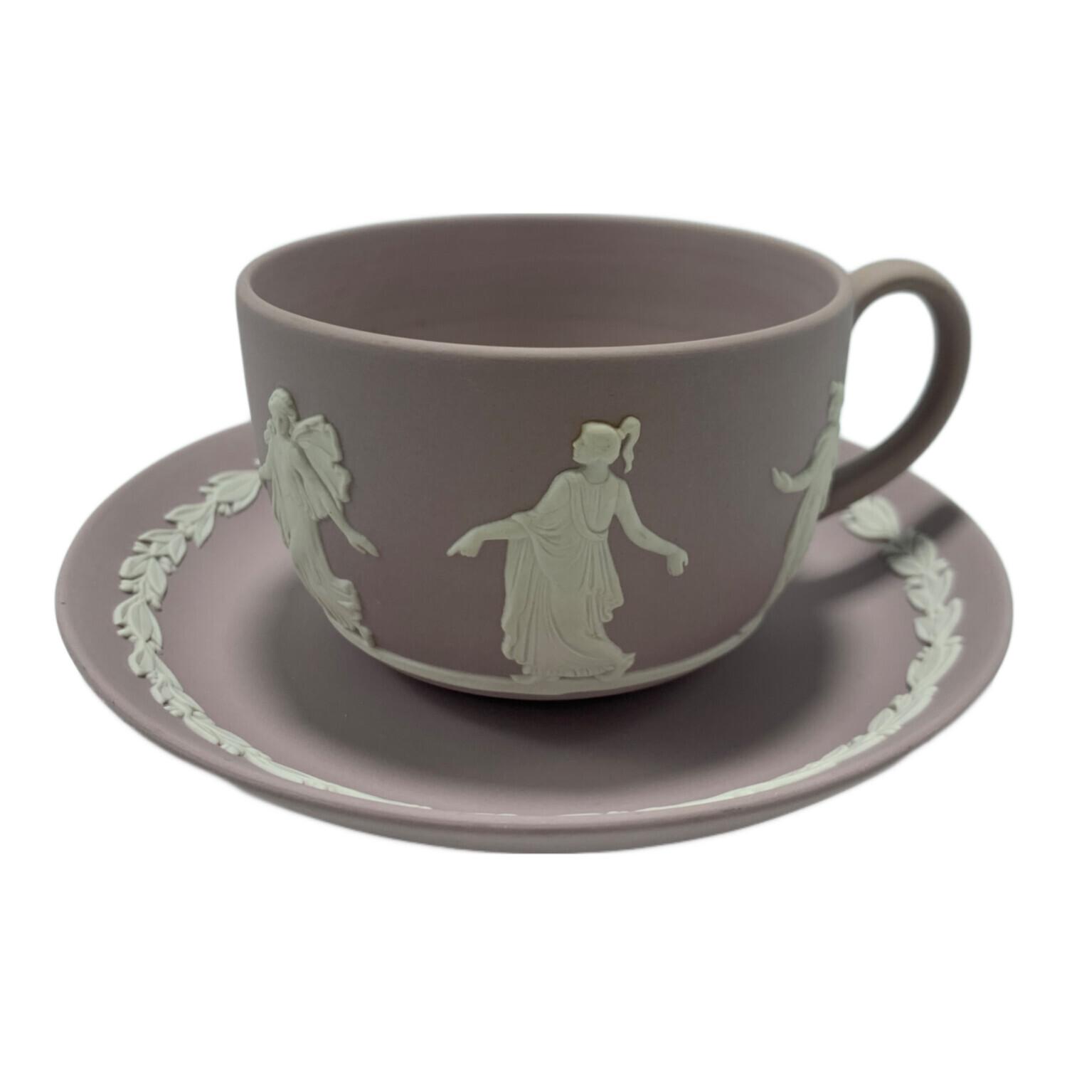 Wedgwood (ウェッジウッド) カップ&ソーサー ライラック ジャスパー