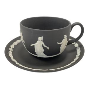 Wedgwood (ウェッジウッド) カップ&ソーサー ブラック ジャスパー
