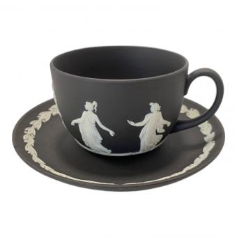 Wedgwood (ウェッジウッド) カップ&ソーサー ブラック ジャスパー