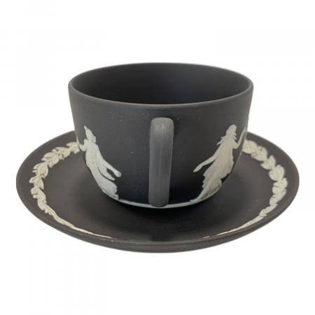 Wedgwood (ウェッジウッド) カップ&ソーサー ブラック ジャスパー