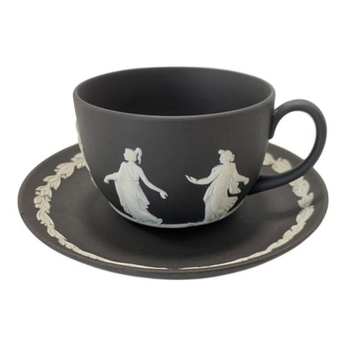 Wedgwood (ウェッジウッド) カップ&ソーサー ブラック ジャスパー
