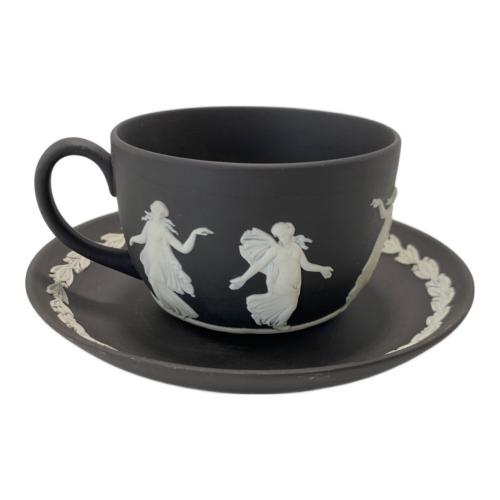 Wedgwood (ウェッジウッド) カップ&ソーサー ブラック ジャスパー