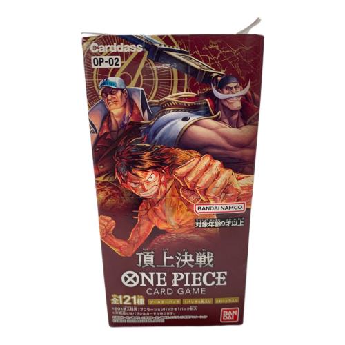 ONE PIECE (ワンピース) 頂上決戦 BOX ワンピースカード 未使用品 ※箱ダメージ有