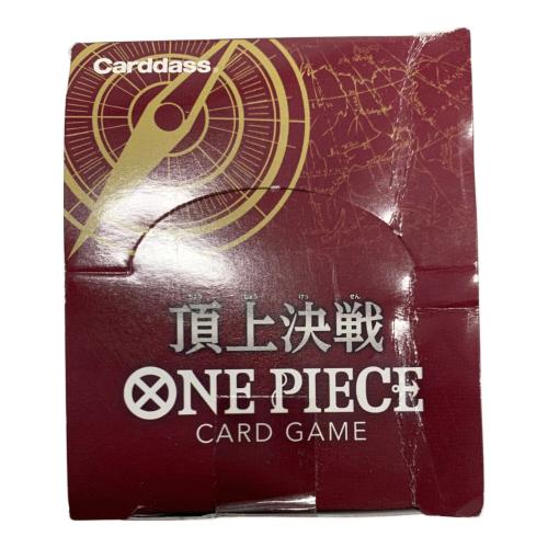 ONE PIECE (ワンピース) 頂上決戦 BOX ワンピースカード 未使用品 ※箱ダメージ有