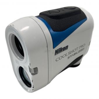 Nikon (ニコン) ゴルフ用レーザー距離計 ホワイト COOLSHOT PRO STABILIZED