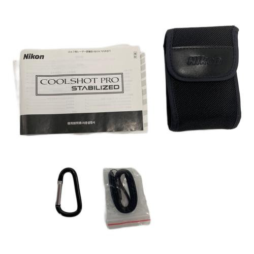Nikon (ニコン) ゴルフ用レーザー距離計 ホワイト COOLSHOT PRO STABILIZED