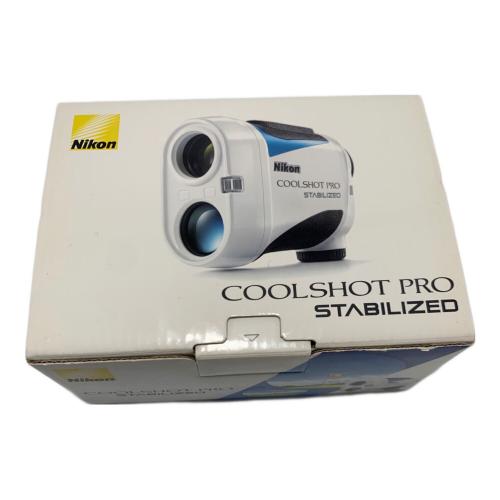 Nikon (ニコン) ゴルフ用レーザー距離計 ホワイト COOLSHOT PRO STABILIZED