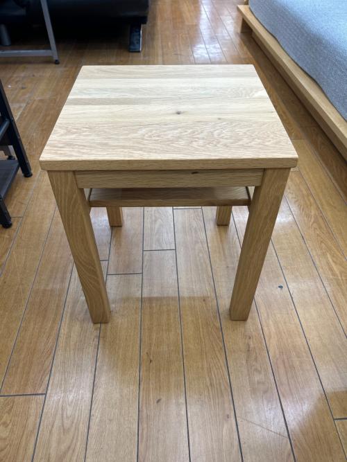 無印良品 (ムジルシリョウヒン) 木製サイドテーブルベンチ ナチュラル