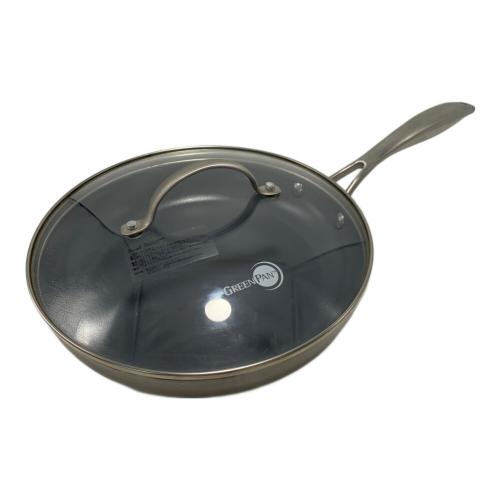 GREENPAN フライパン 24cm/USED シルバー