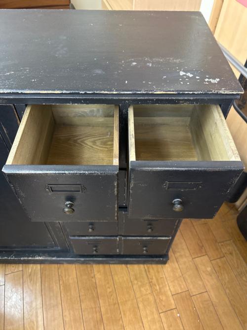 Knot antiques (ノットアンティークス) キャビネット ブラック JOKER