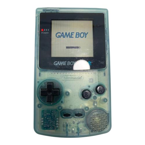 Nintendo (ニンテンドー) GAMEBOY COLOR CGB-001 アクアブルー&ミルキーホワイト(ローソン限定カラー)/退色・黄変あり・スピーカー不良