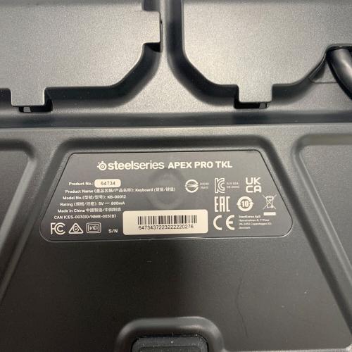 steelseries (スティールシリーズ) ゲーミングキーボード KB-00012