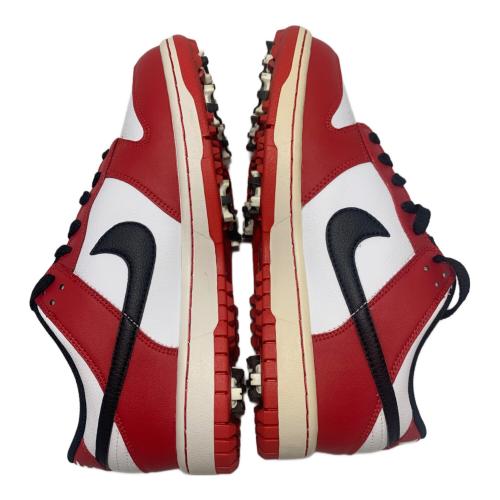 NIKE (ナイキ) DUNK LOW CHICAGO GOLF 488345-106 レディース SIZE 25.5cm レッド×ホワイト