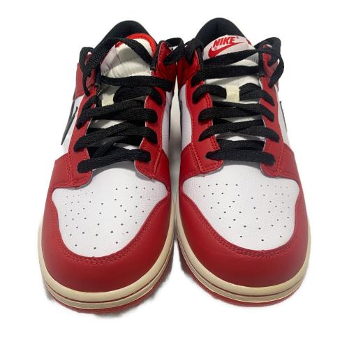 NIKE (ナイキ) DUNK LOW CHICAGO GOLF 488345-106 レディース SIZE 25.5cm レッド×ホワイト