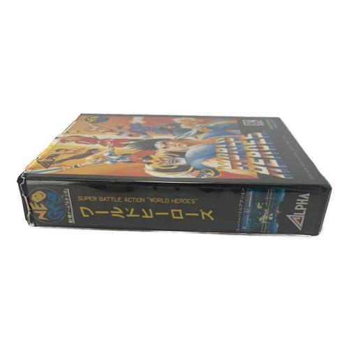 ワールドヒーローズ ネオジオ用ソフト ※動作未確認/現状販売 -
