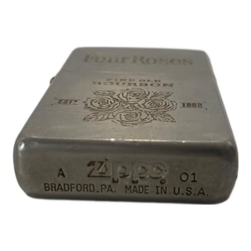 ZIPPO (ジッポ) オイルライター 2001年製 Four Roses