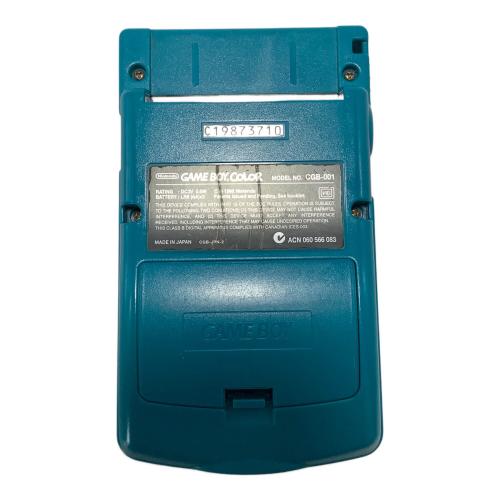 Nintendo (ニンテンドー) GAMEBOY COLOR CGB-001 キズ有 ターコイズブルー