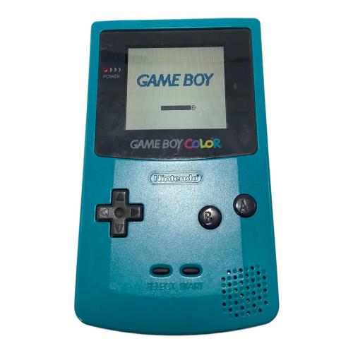 Nintendo (ニンテンドー) GAMEBOY COLOR CGB-001 キズ有 ターコイズブルー