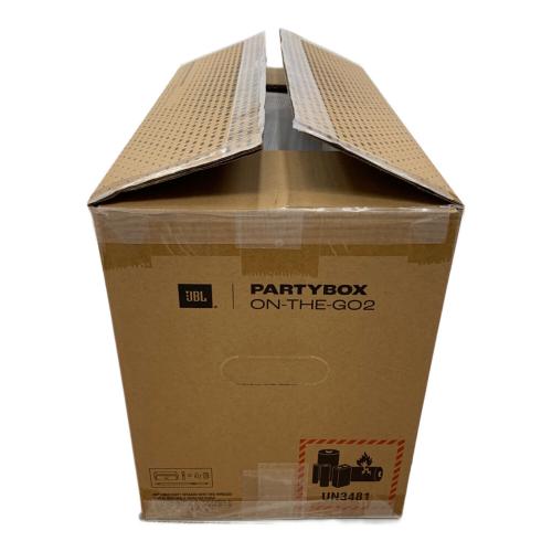 JBL (ジェイビーエル) PARTYBOX ON THE GO Bluetoothスピーカー JBLPARTYBOXOTG2BJN