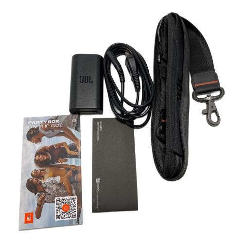 JBL (ジェイビーエル) PARTYBOX ON THE GO Bluetoothスピーカー JBLPARTYBOXOTG2BJN