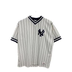 Majestic (マジェスティック) New York Yankees ベースボールシャツ SIZE L