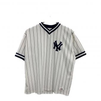 Majestic (マジェスティック) New York Yankees ベースボールシャツ SIZE L