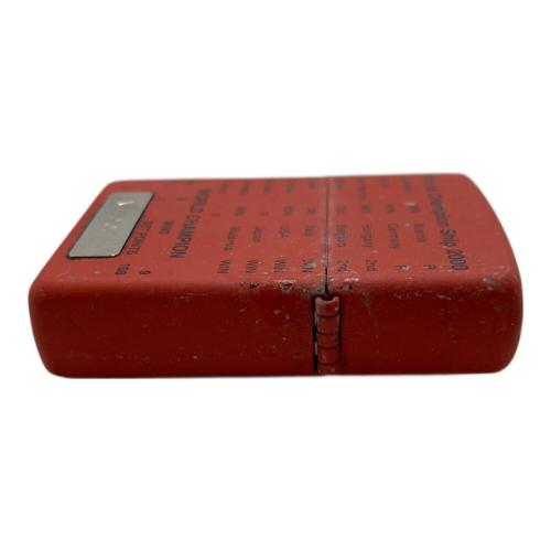 ZIPPO (ジッポ) オイルライター 2000年 ミハエル・シューマッハ  ワールドチャンピオンモデル