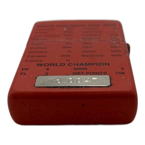 ZIPPO (ジッポ) オイルライター 2000年 ミハエル・シューマッハ  ワールドチャンピオンモデル