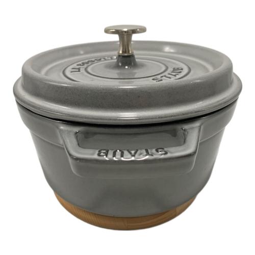 Staub (ストウブ) ピコ・ココット ラウンド SIZE 20cm グレー