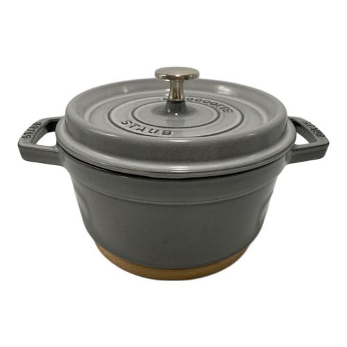 Staub (ストウブ) ピコ・ココット ラウンド SIZE 20cm グレー