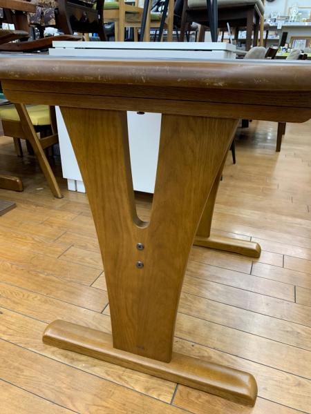 浜本工芸 (ハマモトコウゲイ) ダイニングテーブル レッド ブラウン LDT