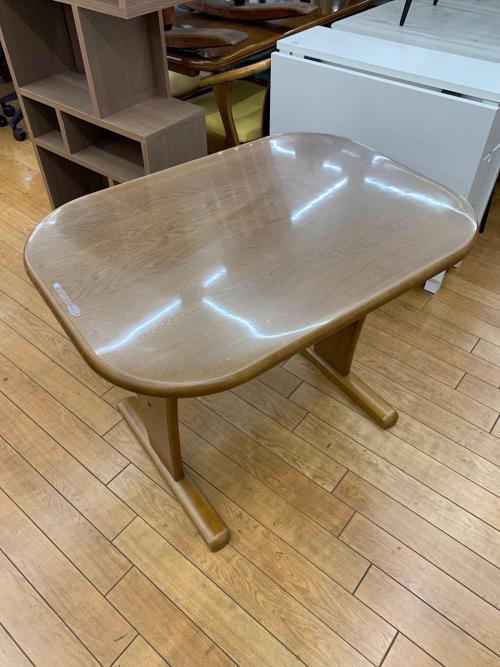浜本工芸 (ハマモトコウゲイ) ダイニングテーブル レッド ブラウン LDT-1030