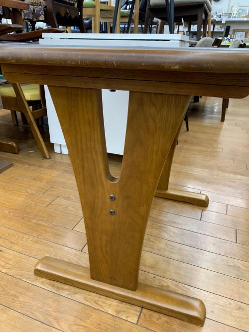 浜本工芸 (ハマモトコウゲイ) ダイニングテーブル レッド ブラウン LDT-1030