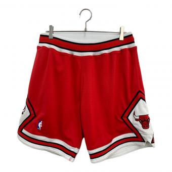 MITCHELL & NESS (ミッチェルアンドネス) バスケパンツ BULLS 44 L レッド