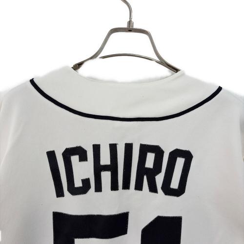 Majestic (マジェスティック) 野球ユニフォーム MARINERS ICHIRO 51 ユニセックス ホワイト
