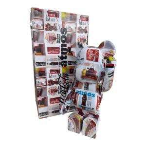 MEDICOM TOY (メディコムトイ) BEAR BRICK 1000％ コカ・コーラ×ATMOS