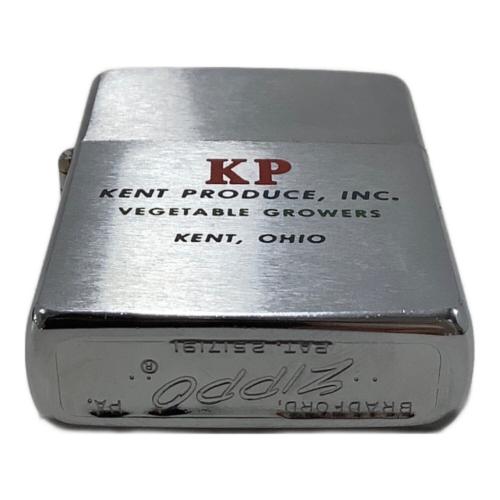 ZIPPO (ジッポ) オイルライター 1962年製 KENT PRODUCE INC 企業系