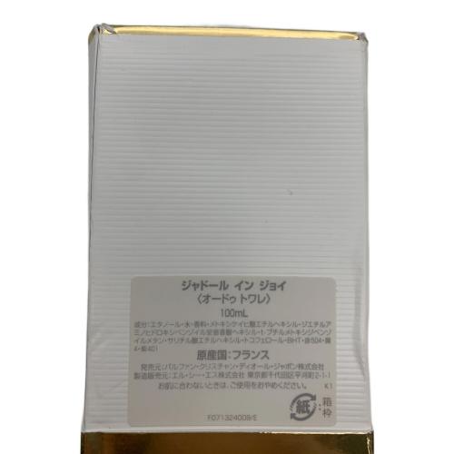 Christian Dior (クリスチャン ディオール) オードトワレ 100ml 残量80%-99% ジャドール イン ジョイ