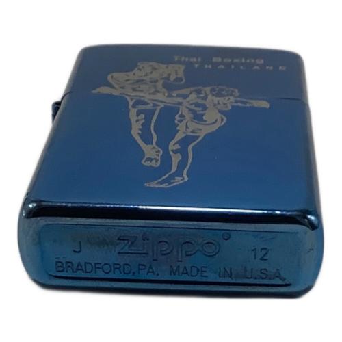 ZIPPO (ジッポ) オイルライター 2012年製 Thai Boxing THAILAND