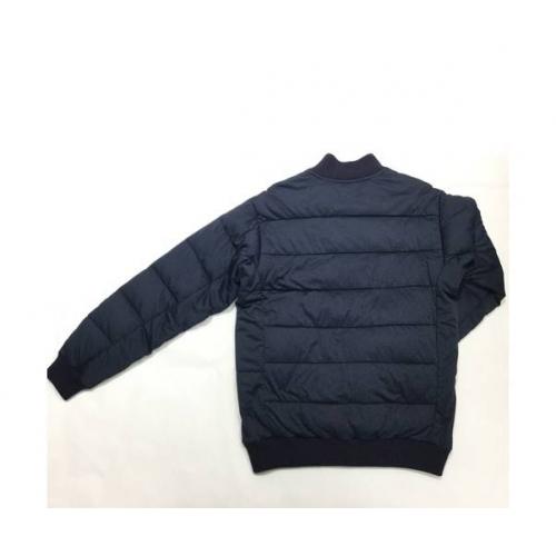 MUNSING WEAR ハイブリッドダウンブルゾン ネイビー×オレンジ 秋冬物