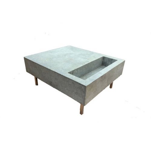 HUKLA (フクラ) コーヒーテーブル グレー ストーン