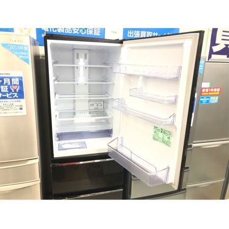 熱い販売 （中古） 3ドア冷蔵庫 三菱ノンフロン 2017年製 MR-CX37A-BR1 