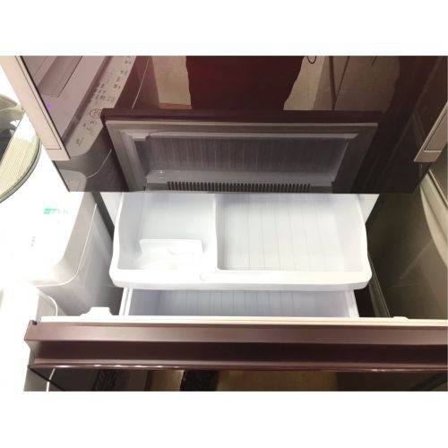 SHARP (シャープ) 両開き3ドア冷蔵庫 SJ-GW36D-R 2017年製 356L