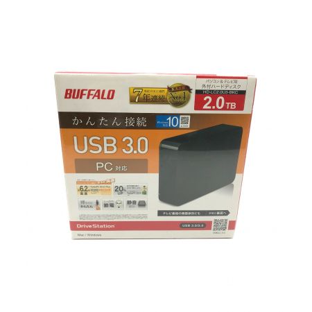 BUFFALO (バッファロ) 外付けHDD 未使用品 HD-LC2.0U3-BKC