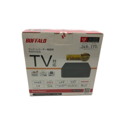 BUFFALO (バッファロ) 外付けHDD 未使用品 HD-LC2.0U3-BKC｜トレファク 