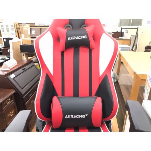 AKRACING (エーケーレーシング) ゲーミングチェア レッド×ブラック ロータイプ