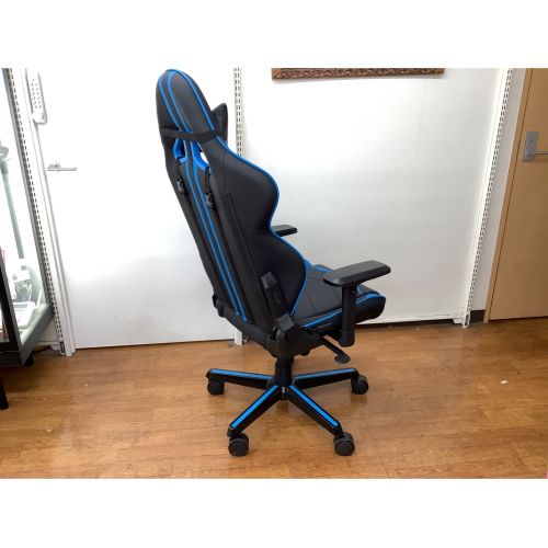 DXRACER (デラックスレーサー) ゲーミングチェア ブラック×ブルー