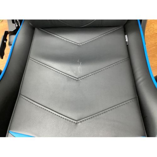 DXRACER (デラックスレーサー) ゲーミングチェア ブラック×ブルー