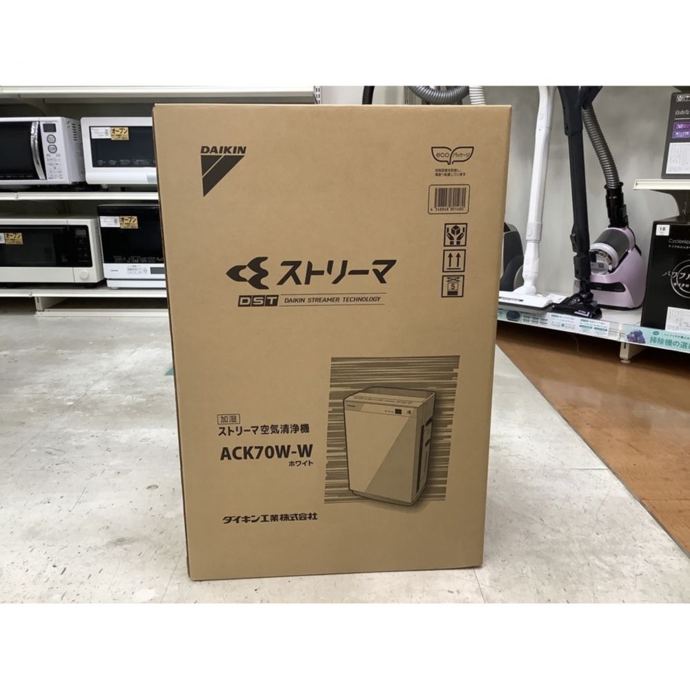 DAIKIN (ダイキン) 加湿空気清浄機 未使用品 ACK70W-W 光速