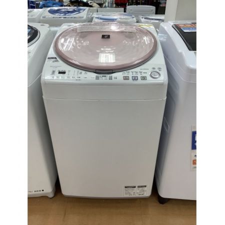 SHARP (シャープ) 全自動洗濯機 8.0kg ES-TX810 2012年製 50Hz／60Hz